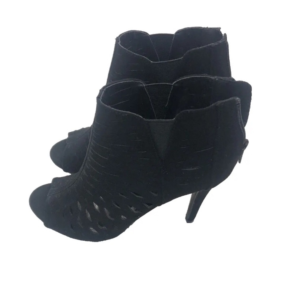 Madden Girl Ryaane Open Toe Heel Cutout Ankle Bootie